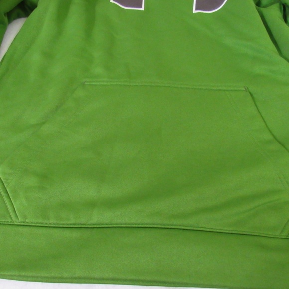 Under Armour Loose Green Mens Sz M Kanga Pocket Hoodie Sweatshirt - Picture 3 of 13
